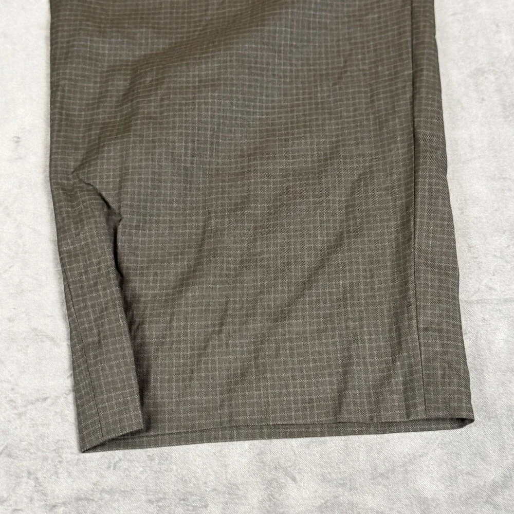 Jos A. Bank Mens 41R (38x27) Charcoal Plaid Jacket Preppy Ivy Wool Silk Straight